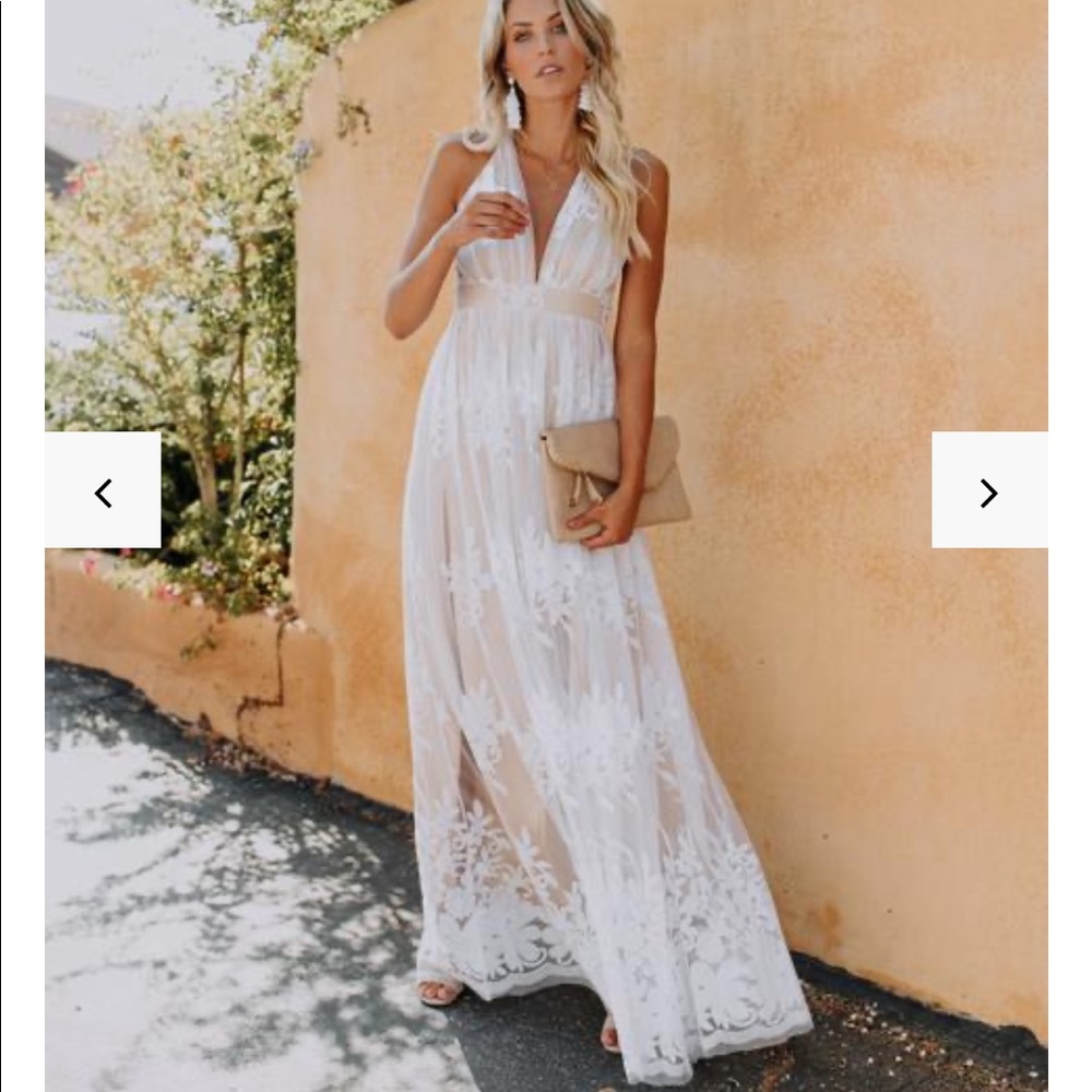 White Vici Antonia dress